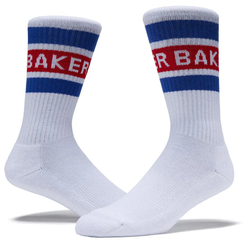 Baker - Stripe Socks (White)